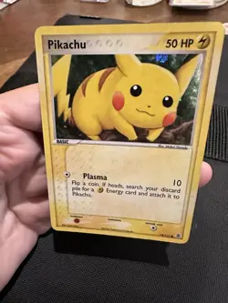 Pokemon TCG Pikachu Holo Card EX FireRed LeafGreen 74/112 - Image 2