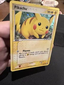 Pokemon TCG Pikachu Holo Card EX FireRed LeafGreen 74/112 - Image 3