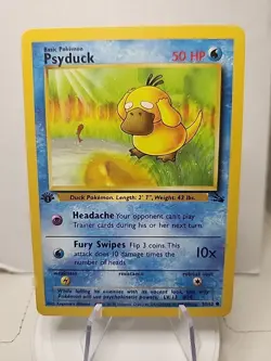 1st Edition Psyduck 53/62 Fossil Set - Common Pokemon Card - NM/Mint - Image 1