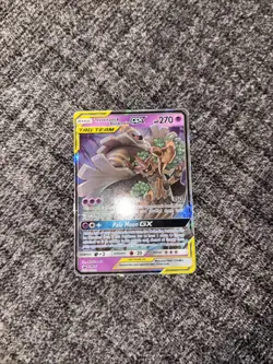 Pokemon Lunala & Trevenant GX Tag Team Card - Pale Moon GX 270 HP - Image 2