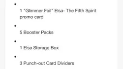 2025 RAVENSBURGER DISNEY LORCANA FABLED ELSA PROMO CARD GIFT PACK BOX PRE-ORDER! - Image 4
