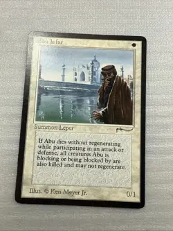 Abu Ja’Far- Arabian Nights - Vintage MTG Magic the Gathering Single Card - Image 1