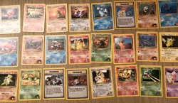 Pokemon TCG Gym Heroes 24 Card Lot Vintage - Image 1