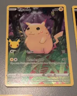 Pokemon Pikachu Celebrations-5 Card Lot-Holo-Promo-Pack Fresh Unplayed Condition - Image 4