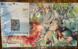 Gundam Card Game Suletta And Miorine Evx02 Playmat And Card Set Bandai Card Fest - Image 1
