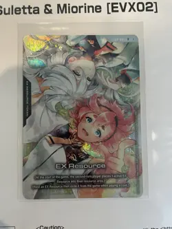 Gundam Card Game Suletta And Miorine Evx02 Playmat And Card Set Bandai Card Fest - Image 3