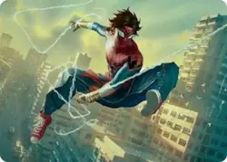 1 x Spider-Man India Art Card - Art Series: Marvel's Spider-Man - NM-Mint - MTG - Image 1