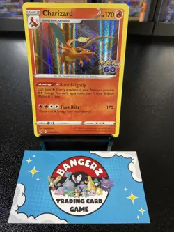 Pokemon Cards Charizard 010/078 Holo Rare Pokemon Go - (NM) - Image 1