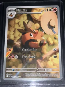 Pignite Illustration Rare 97/86 NM White Flare Pokemon TCG Card - Image 2