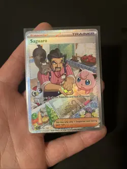 Pokemon TCG Saguaro Holo Card 270/193 Sv02: Paldea Evolved - Image 3