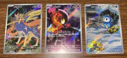 POKEMON TCG Inferno X Lot Of 3 AR: PIPLUP 085, CHARCADET 083 & ZACIAN 087 Cards - Image 1