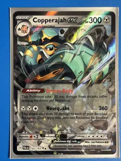 Copperajah ex - 150/193 Paldea Evolved Doble Rare Pokemon - NM/MINT + Card Saver - Image 1