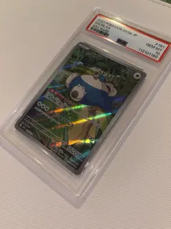 PSA 10 Snorlax AR Art Rare 181/165 Pokemon Card 151 Japanese SV2a - Image 3