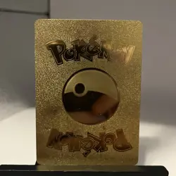 Pokemon Dracaufeu (Charizard) VMAX Gold Foil Fan Art Card In French/English - Image 2