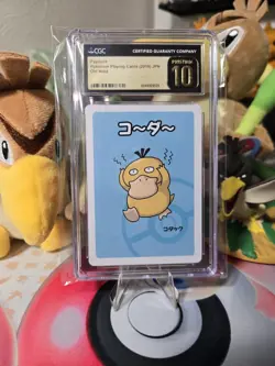 CGC 10 PRISTINE Psyduck Old Maid Playing Card 2019 Pokemon - Image 1