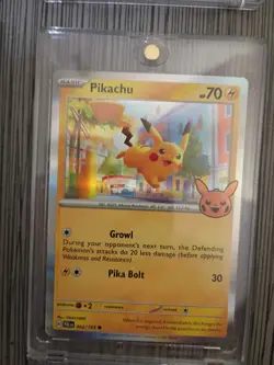 PIKACHU SVP 088 Scarlet & Violet Full Art Promo Pokemon Card Near Mint - Image 4