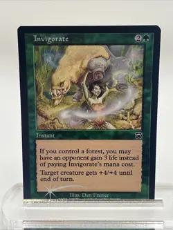Invigorate FOIL Mercadian Masques Near Mint Never Played Mtg Magic The Gathering - Image 1