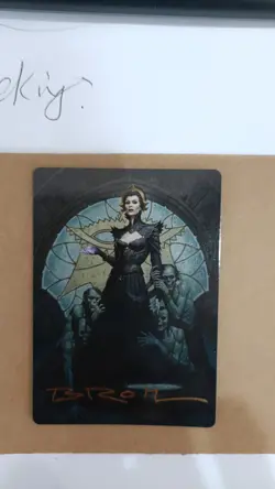 Liliana of the Veil 24/81 - Dominaria United Art Series (Gold Artist Signature) - Image 1