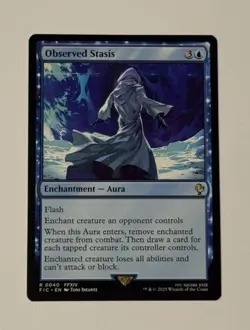 MTG Observed Stasis - Commander: Final Fantasy NM - Image 1