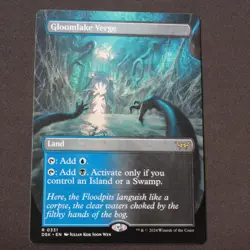 Gloomlake Verge (Borderless) MTG Duskmourn Rare 331 NM - Image 1