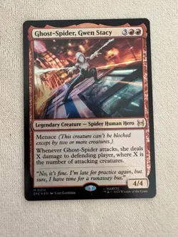 Ghost-Spider, Gwen Stacy, Foil, Marvel Spider-Man Eternal, Magic, MTG NM - Image 1