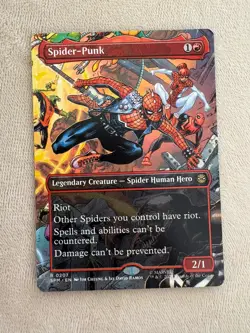 MTG - Spider-Punk (0207) - Borderless Non-foil - Marvel's Spider-Man - Image 1