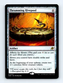 #247 2025 Edge of Eternities EOE | Thrumming Hivepool Rare - Image 1
