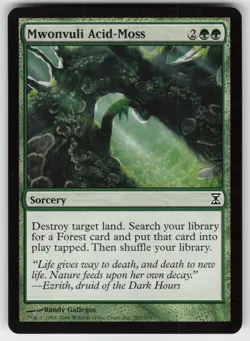 MTG Time Spiral #207 Mwonvuli Acid-Moss Lightly played tcg - Image 1
