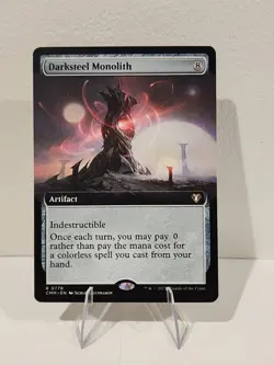 EXTENDED ART Darksteel Monolith Commander Masters Regular CMM 0778 NM/M - Image 1