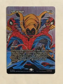 Saw in Half (Borderless) Marvel Universe Eternal-Legal Foil - Image 1