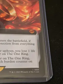The One Ring Magic: The Gathering MTG LOTR Extended Art Borderless M 380 SP - Image 4