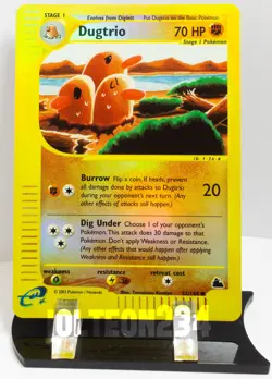 Pokemon TCG Card - Dugtrio (Skyridge Set) 52/144 Reverse Holo Common - Image 1