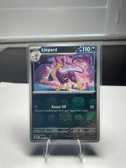 Liepard Master Ball Pattern 056/086 English White Flare 56/86 Pokemon Masterball - Image 1