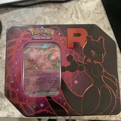 Pokemon TCG Team Rocket’s Mewtwo Tin - Sealed - new - Image 1