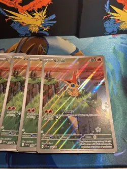 Pokemon Victini Illustration Rare Jumbo Lot Of 10 Black Star Promo 208 - Image 2