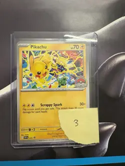 2025 Pokemon World Championships Pikachu Black Star Promo #225 - Image 1