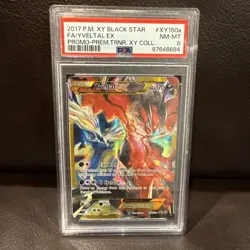 Pokemon Yveltal EX XY Premium Trainer Coll. Full Alt Art Promo XY150a PSA 8 - Image 1