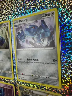 Pokemon TCG Regular: EX Deoxys 55/107 Beldum (MP); Undaunted 30/90 Metang (HP) - Image 3