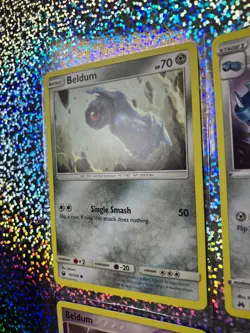 Pokemon TCG Regular: EX Deoxys 55/107 Beldum (MP); Undaunted 30/90 Metang (HP) - Image 4