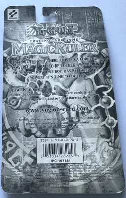 1999 Yugioh Magic Ruler Checklane Booster Pack Sealed (Please Read- Adhesives) 53334282253 - Image 2