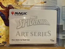MTG Marvel Spider-Man Art Series Peter Parker #3/54 Art Card NM - Image 2