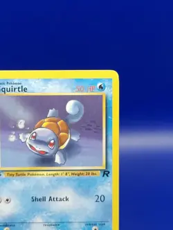 Squirtle 68/82 1st Edition Non Holo Team Rocket Pokemon Card Pokemon TCG WOTC NM - Image 5
