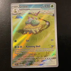 Pokemon TCG Grotle 164/162 SV05 Temporal Forces Card Holo Illustration Rare NM - Image 1
