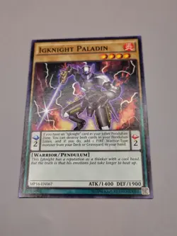 Yu-Gi-Oh TCG Igknight Paladin MP16-EN067 1st Edition Regular Common Card NM - Image 2