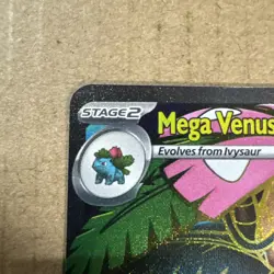 Mega Venusaur EX 155/132 Mega Evolution ENGLISH Pokemon TCG Card - Image 3