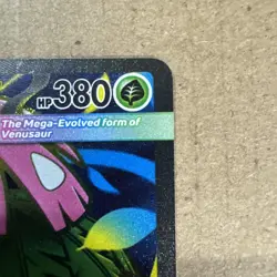 Mega Venusaur EX 155/132 Mega Evolution ENGLISH Pokemon TCG Card - Image 4