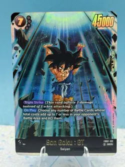 Dragon Ball Card Game Fusion World Son Goku : GT FB07-122 Secret Rare - Image 1