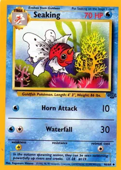 Pokemon Seaking Card Jungle Set 46/64 - Image 1