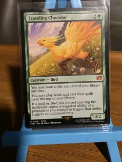 MTG - Traveling Chocobo - Regular Mythic #210 - Final Fantasy NM - Image 1