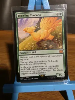 MTG - Traveling Chocobo - Regular Mythic #210 - Final Fantasy NM - Image 3